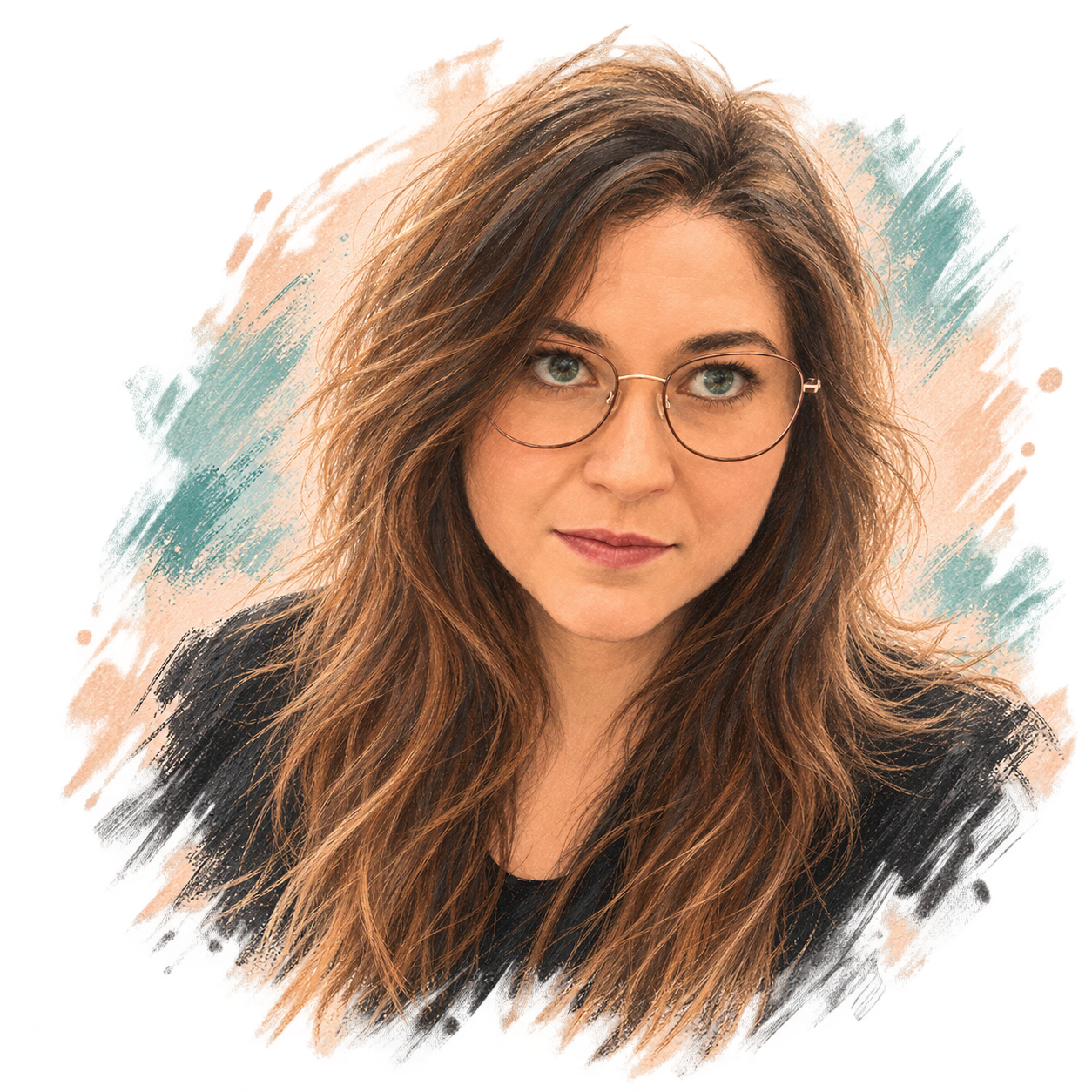 Portrait illustré de Sania Jeftic
